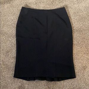 Louben Ruffle Pencil Skirt